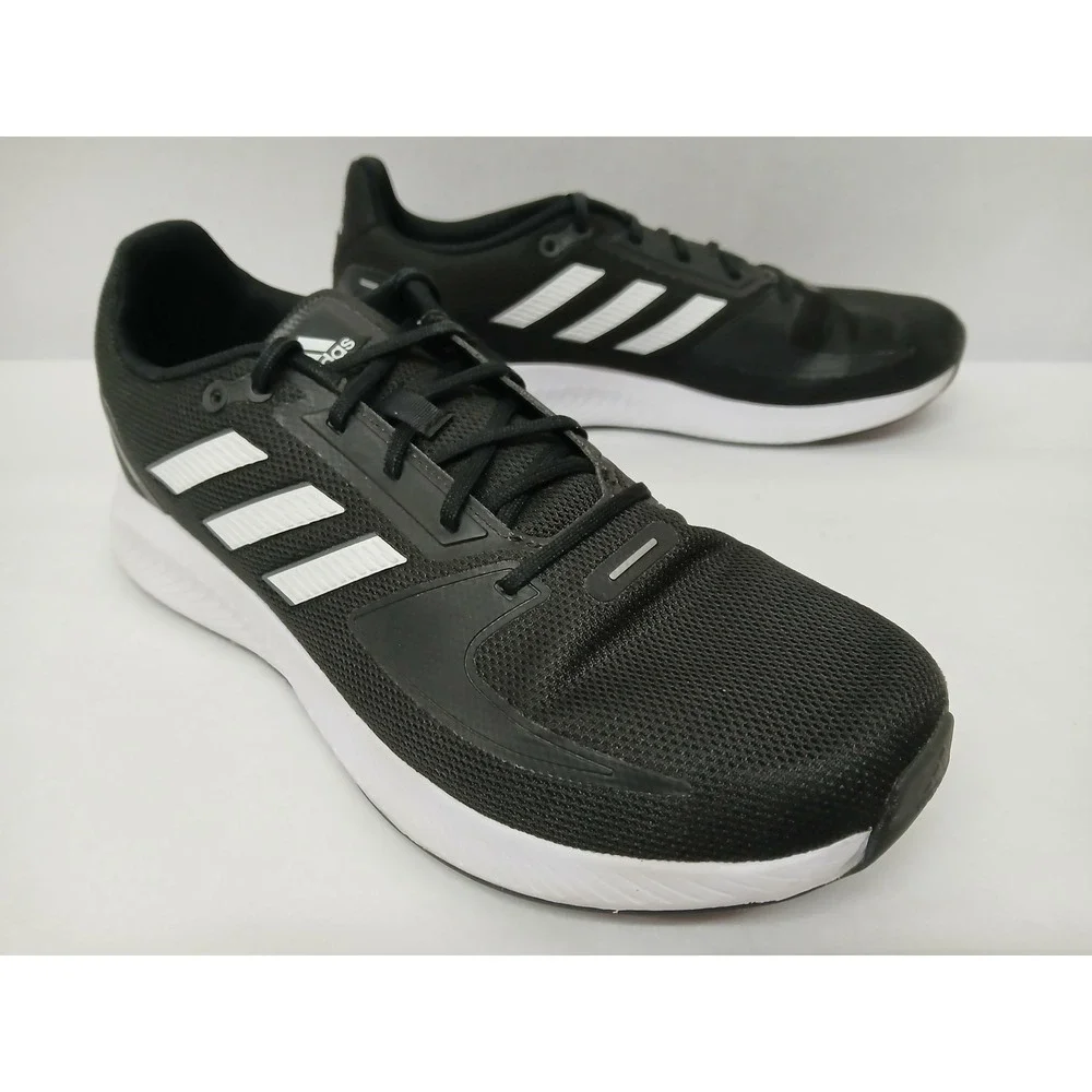 Adidas Men's Run Falcon 2.0 Running Shoes FY5943‎ Core Black White Gray Sz 11